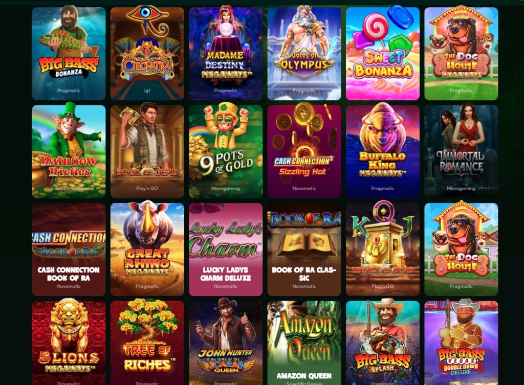 Huge casino not on Gamstop games library